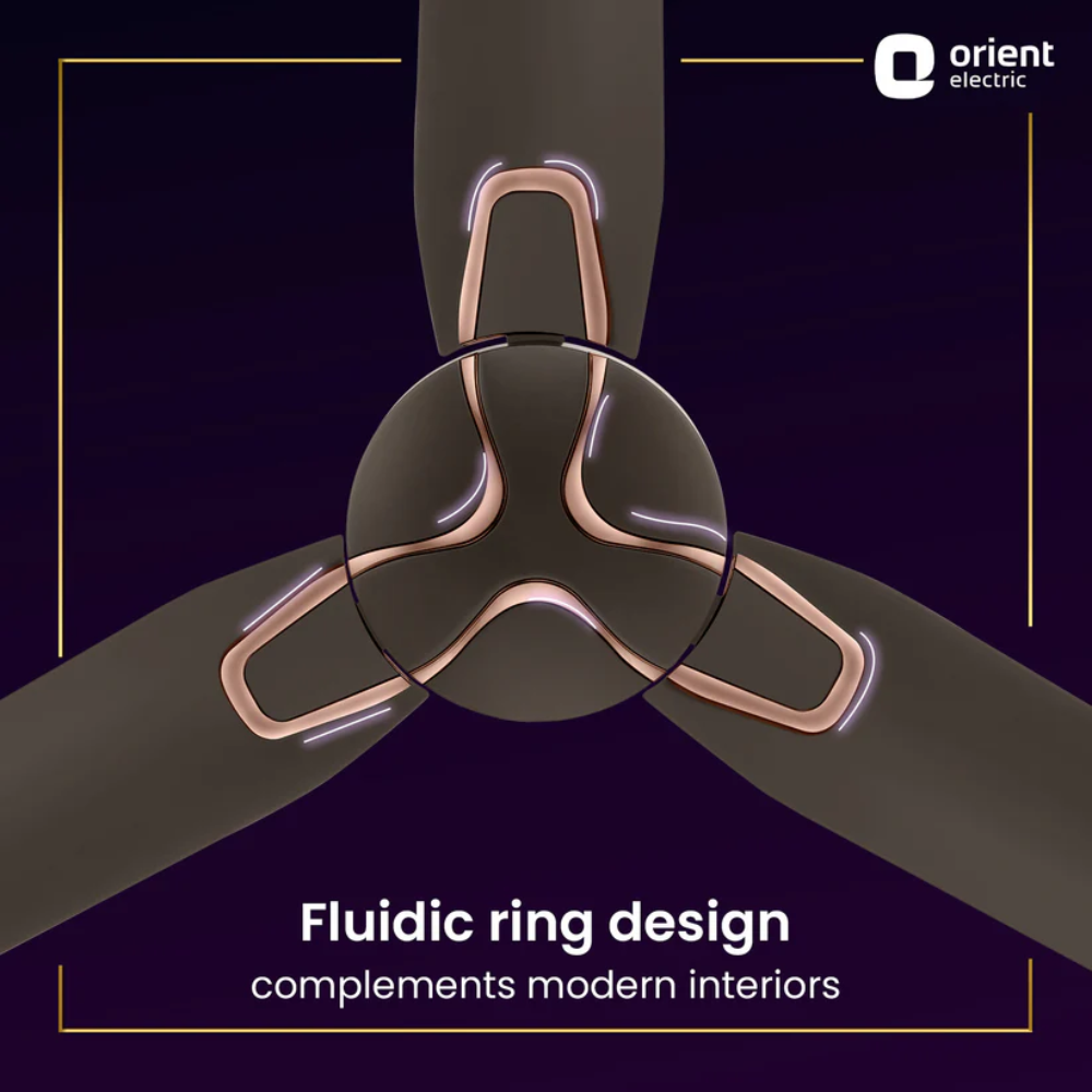 JAZZ ANTI DUST DECORATIVE CEILING FAN 1200MM METALLIC BRONZE COPPER